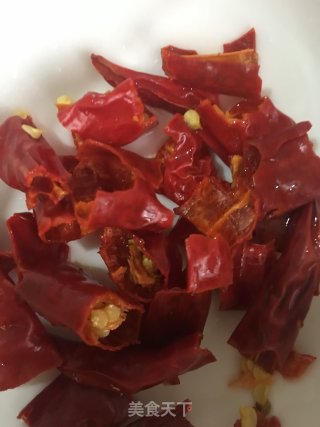 干辣椒油麦菜的做法步骤：2