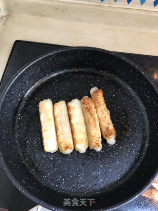 香煎糯米糍粑的做法步骤：2