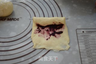 蓝莓果酱小面包的做法步骤：4