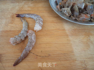 大虾烧板栗的做法步骤：3
