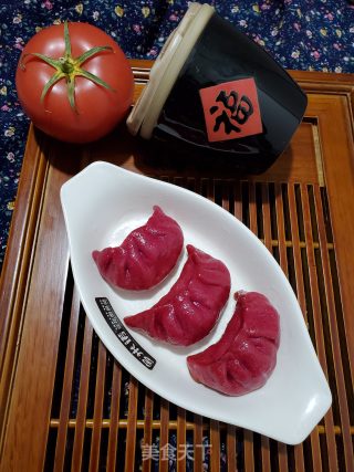 火龙果煎饺的做法步骤：15
