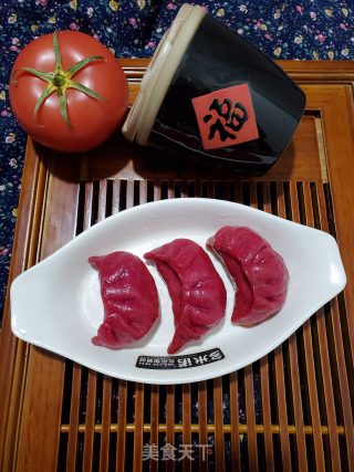 火龙果煎饺的做法步骤：17