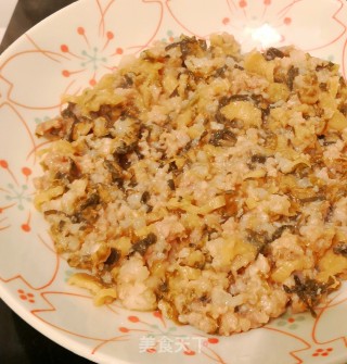 手剁梅菜肉饼的做法步骤：6