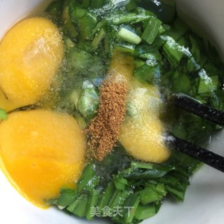 韭菜炒鸡蛋的做法步骤：4