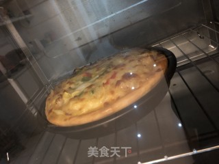 鲜虾披萨的做法步骤：13