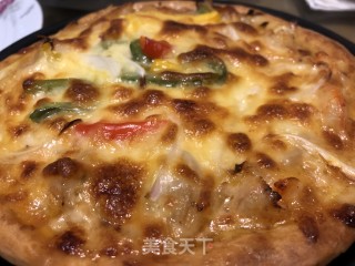 鲜虾披萨的做法步骤：15