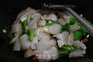 青椒炒回锅肉的做法步骤：5