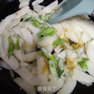 素炒山药的做法步骤：4