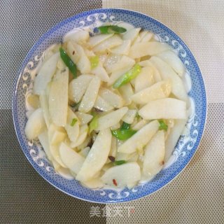 素炒山药的做法步骤：7