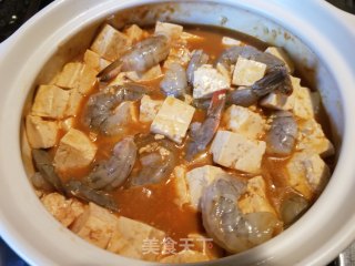 麻婆虾仁豆腐的做法步骤：9