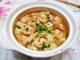麻婆虾仁豆腐的做法步骤：12