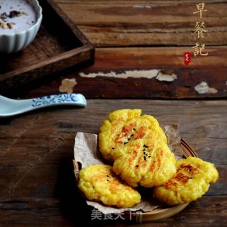 玉米饼的做法步骤：7