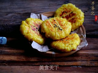 玉米饼的做法步骤：8