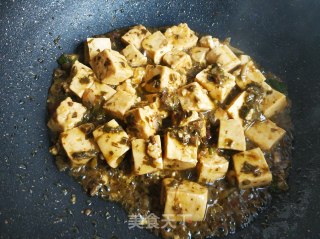 香椿酱烧豆腐的做法步骤：9