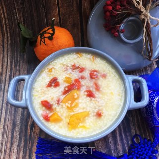南瓜枸杞小米粥的做法步骤：9