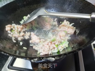酱油肉末蔬菜面的做法步骤：7