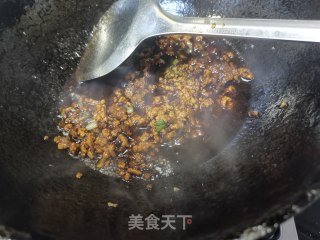 酱油肉末蔬菜面的做法步骤：9