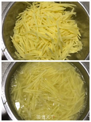 酸辣土豆丝的做法步骤：2