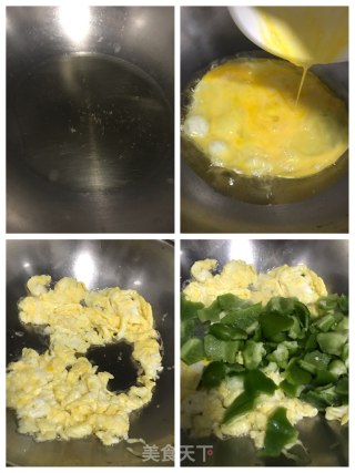 鸡蛋炒青椒的做法步骤：3
