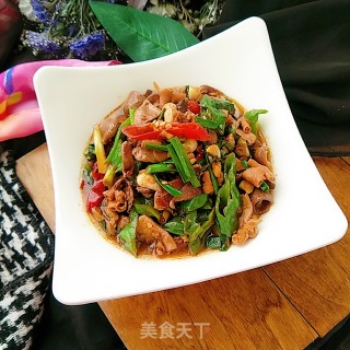 炒鸭杂的做法步骤：12