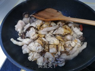 生蚝鲍鱼焖鸡的做法步骤：4