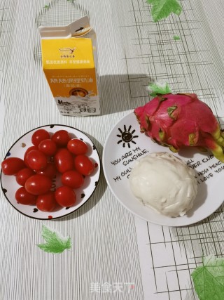 奶香水果披萨的做法步骤：1
