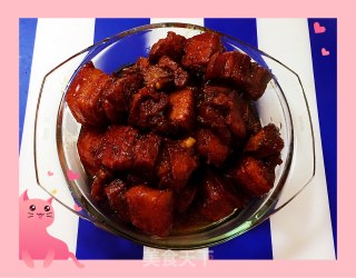 冰糖五花肉的做法步骤：7