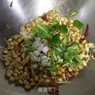 干煸黄豆芽的做法步骤：7