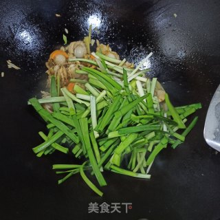 韭菜炒扇贝的做法步骤：6