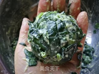 蒸菠菜馍的做法步骤：7