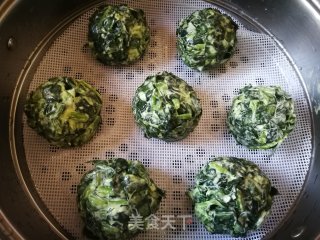 蒸菠菜馍的做法步骤：8