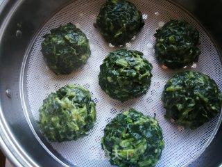 蒸菠菜馍的做法步骤：9