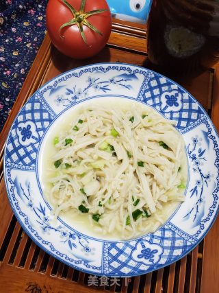 蒜香金针菇的做法步骤：8