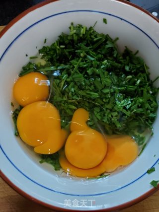 韭菜炒鸡蛋的做法步骤：3