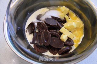 脏脏巧克力派的做法步骤：8