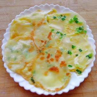 饺子皮蛋饼的做法步骤：6