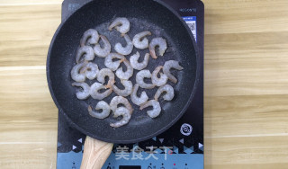 金沙虾仁玉子豆腐的做法步骤：5