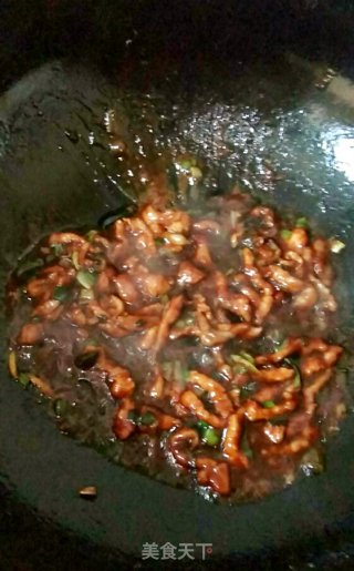 京酱肉丝的做法步骤：8