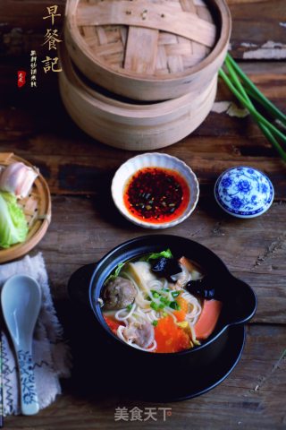 三鲜砂锅米线的做法步骤：15