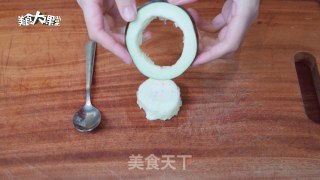 香煎茄饼的做法步骤：2
