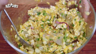 香煎茄饼的做法步骤：7