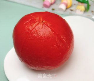 宝宝辅食番茄山药泥的做法步骤：3