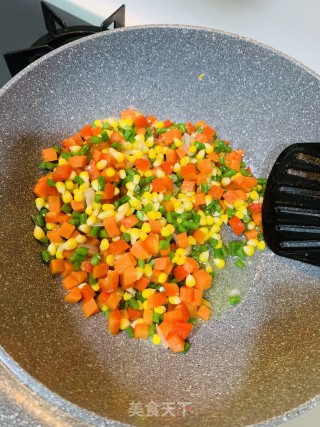 玉米豇豆胡萝卜丁的做法步骤：4