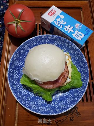 中式汉堡的做法步骤：8
