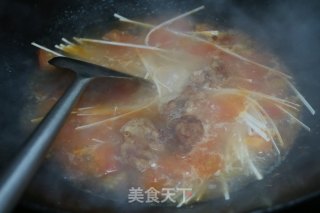 西红柿鸡蛋酥肉面的做法步骤：8