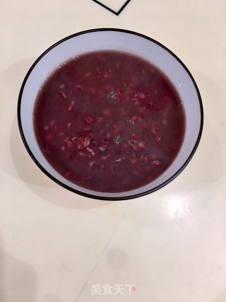 红豆黑米粥的做法步骤：6