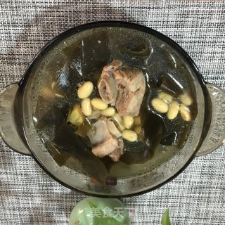 海带黄豆排骨汤的做法步骤：6