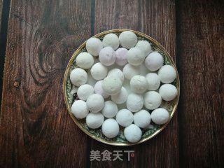 桂花荸荠小汤圆的做法步骤：3