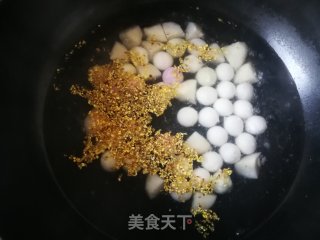 桂花荸荠小汤圆的做法步骤：7