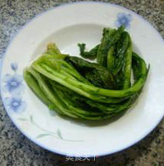雪菜炒地瓜的做法步骤：2
